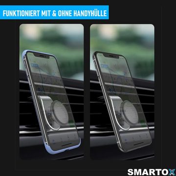 MAVURA SMARTOX Magnetische KFZ Auto Handyhalterung Smartphonehalterung Handy-Halterung, (magnet für Belüftung Lüftungsschlitze 360)