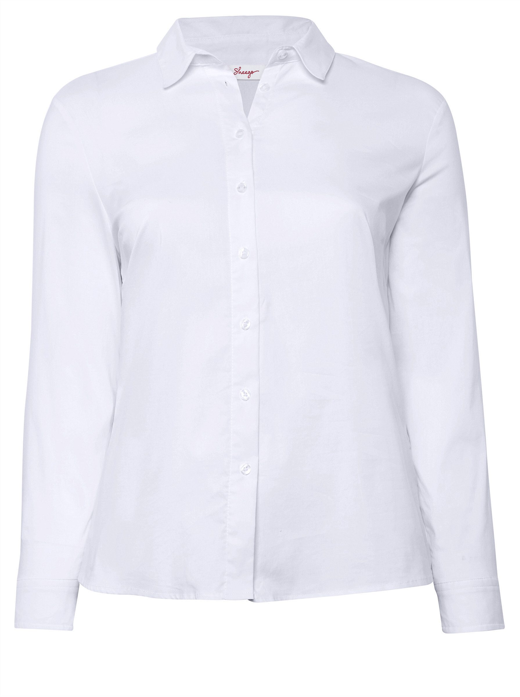 Sheego Klassische Bluse Stretchbluse günstig online kaufen