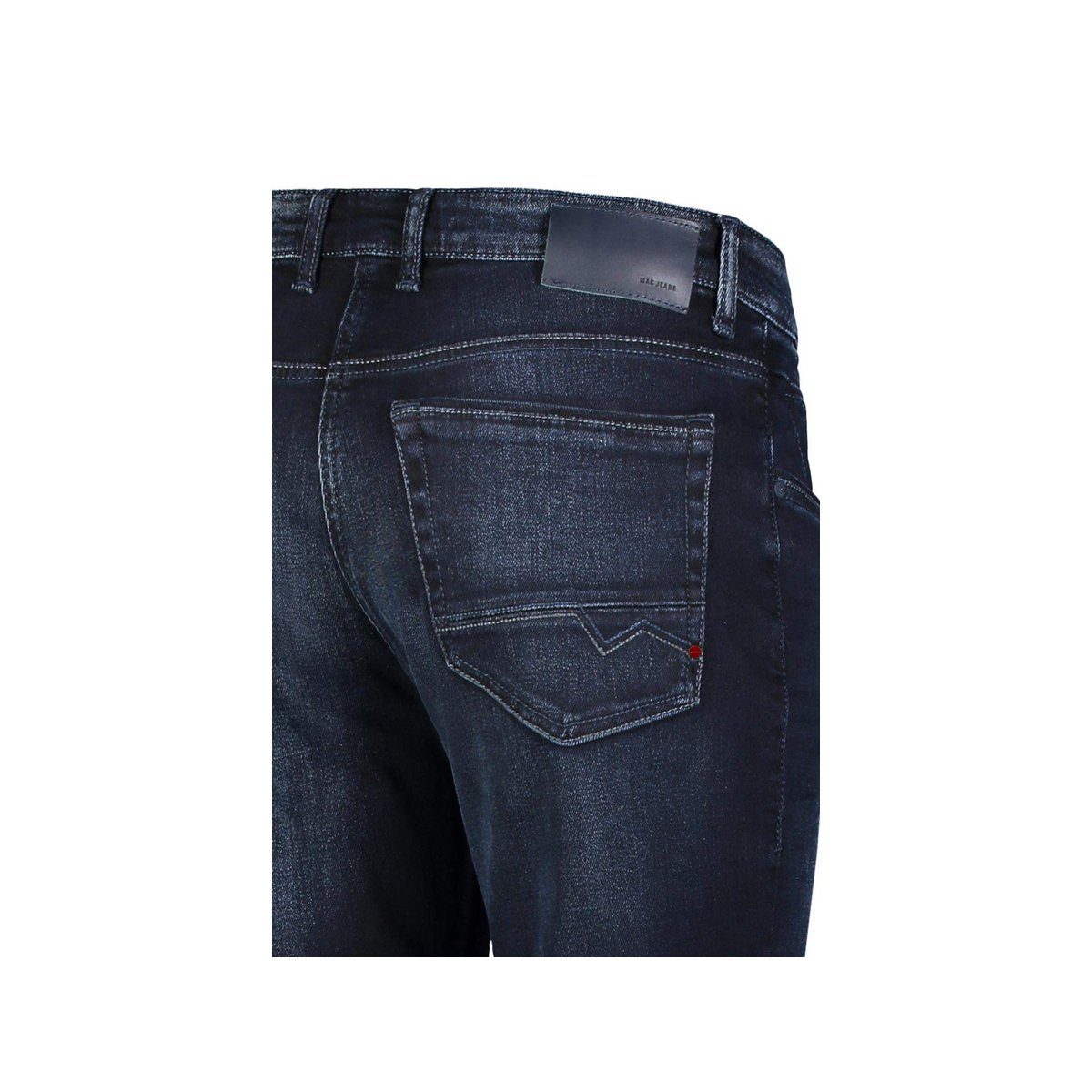 blau MAC Straight-Jeans (1-tlg) regular