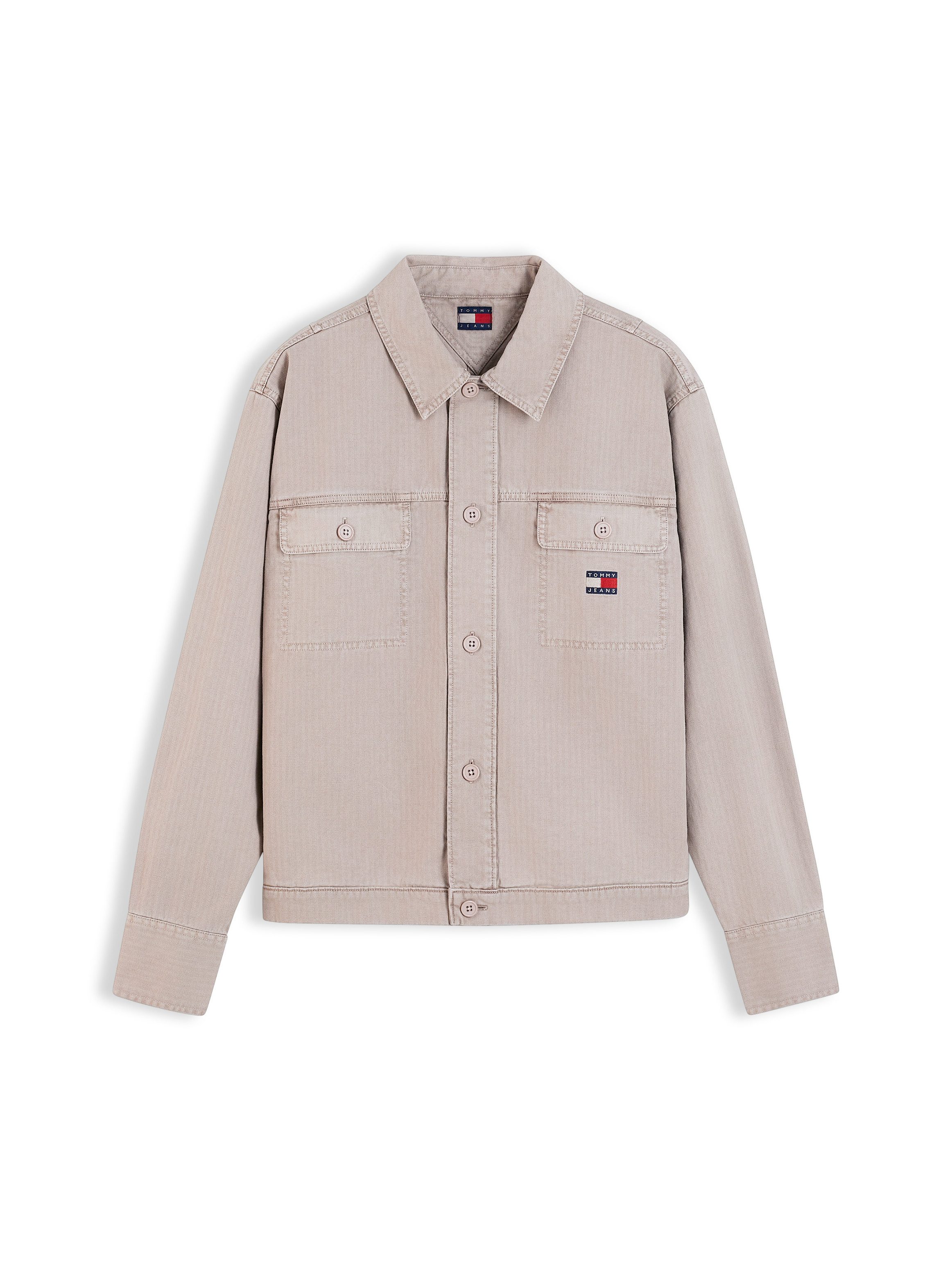 Tommy Jeans Hemdjacke ESSENTIAL OVERSHIRT Regular fit mit Brusttaschen