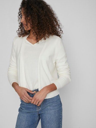 Vila Cardigan VIRIL SHORT L/S KNIT CARDIGAN-NOOS Materialmix, regular fit