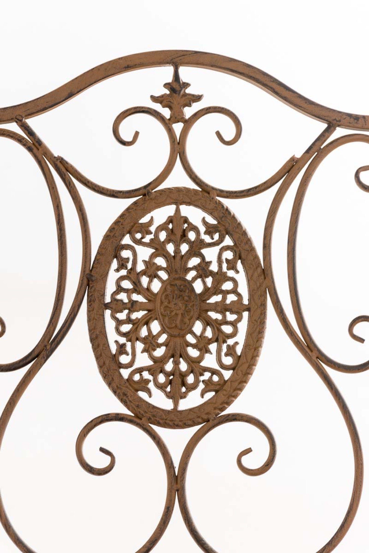 TPFGarden Gartenstuhl Sidan - - St), 42 - Metallstuhl Eisen, Maße antik Farbe: Terrasse 1 Balkon, x für (Hochwertiger braun Balkonstuhl, (TxBxH): Klappstuhl stabiler x Klappstuhl Garten, und 91,5cm 49 handgefertigtem aus