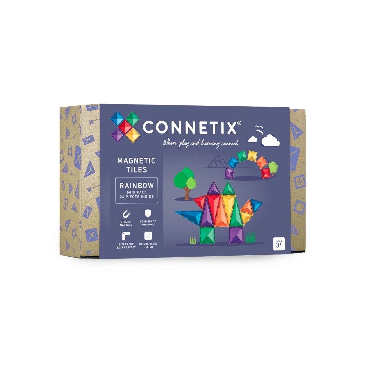 Connetix Rainbow Mini Pack verstärkte Magnete pädagogisches Lernspiel Kreat günstig online kaufen