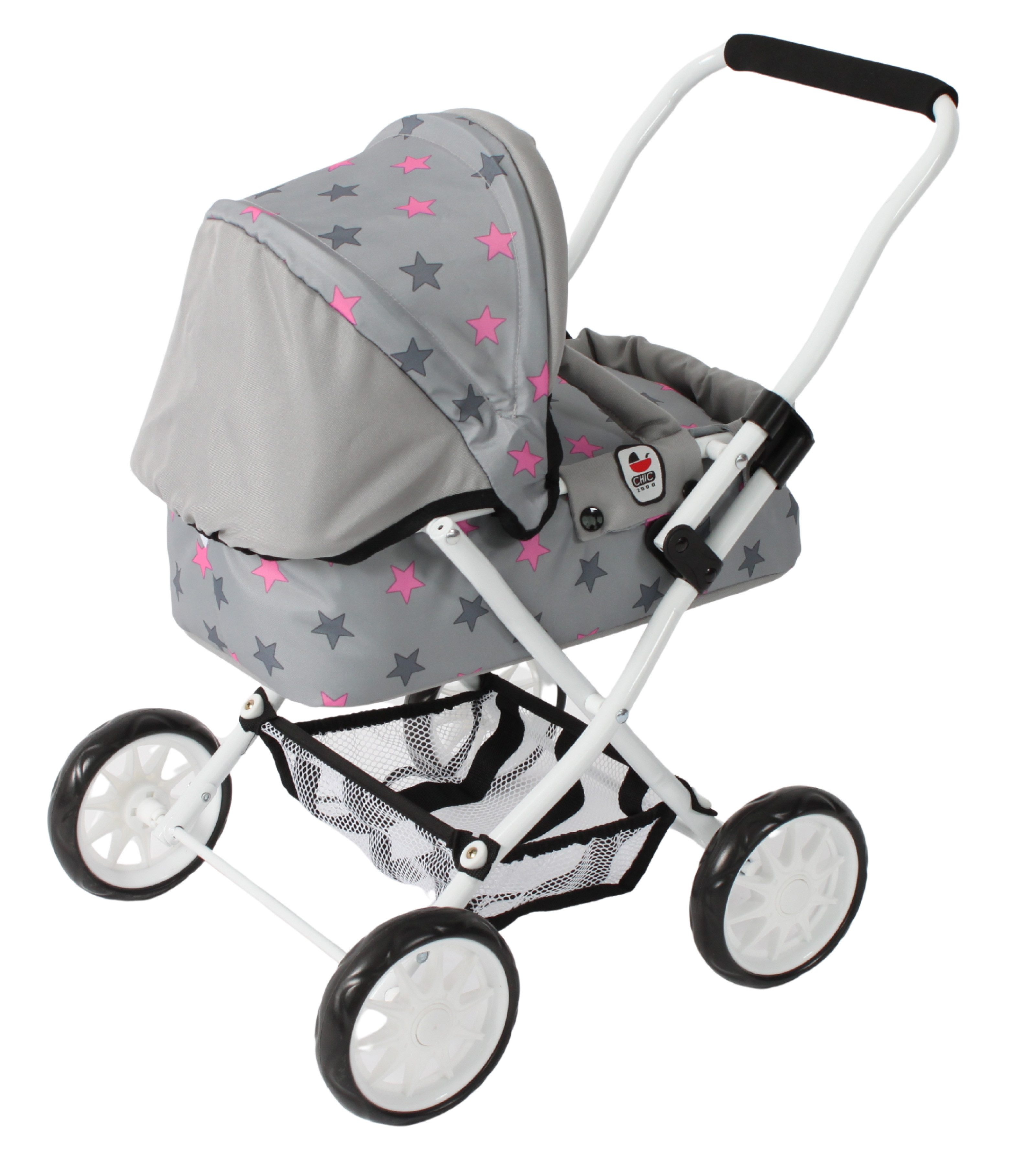 CHIC2000 Puppenwagen Smarty, Mini-Kuschelwagen, mit herausnehmbarer Tragetasche