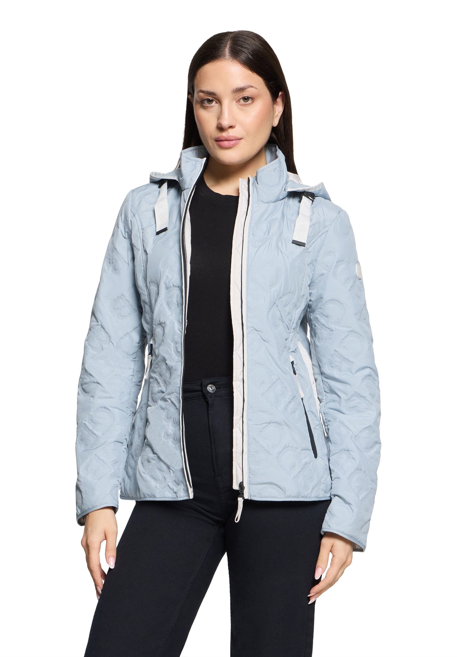 Gil Bret Outdoorjacke mit Strukturmuster