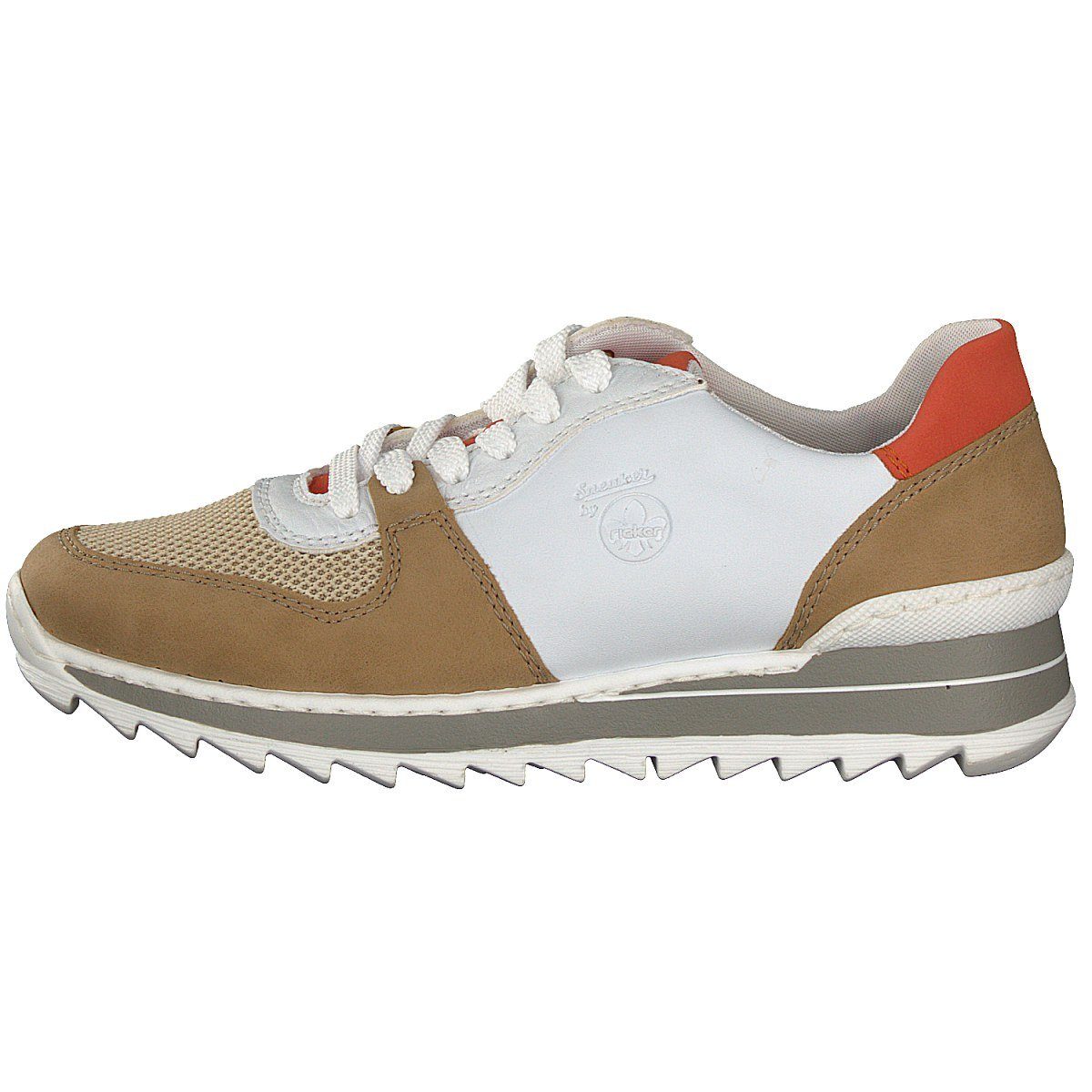 Damen Rieker beige Sneaker Rieker Sneaker