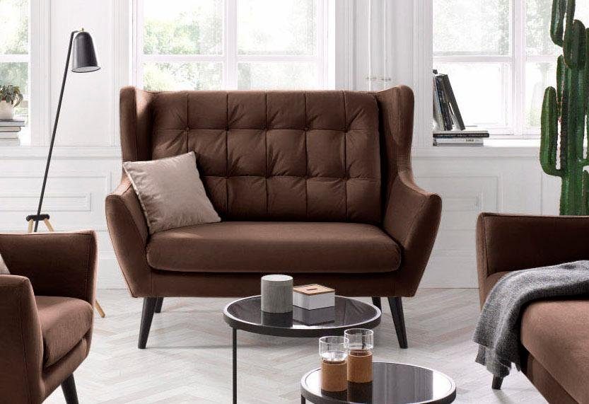 Home affaire 2-Sitzer Hemmink, mit Knopfheftung