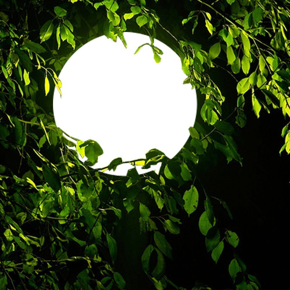 s.luce Hängeleuchten Hänge-Kugellampe Globe für Innen & Außen IP54 Weiß