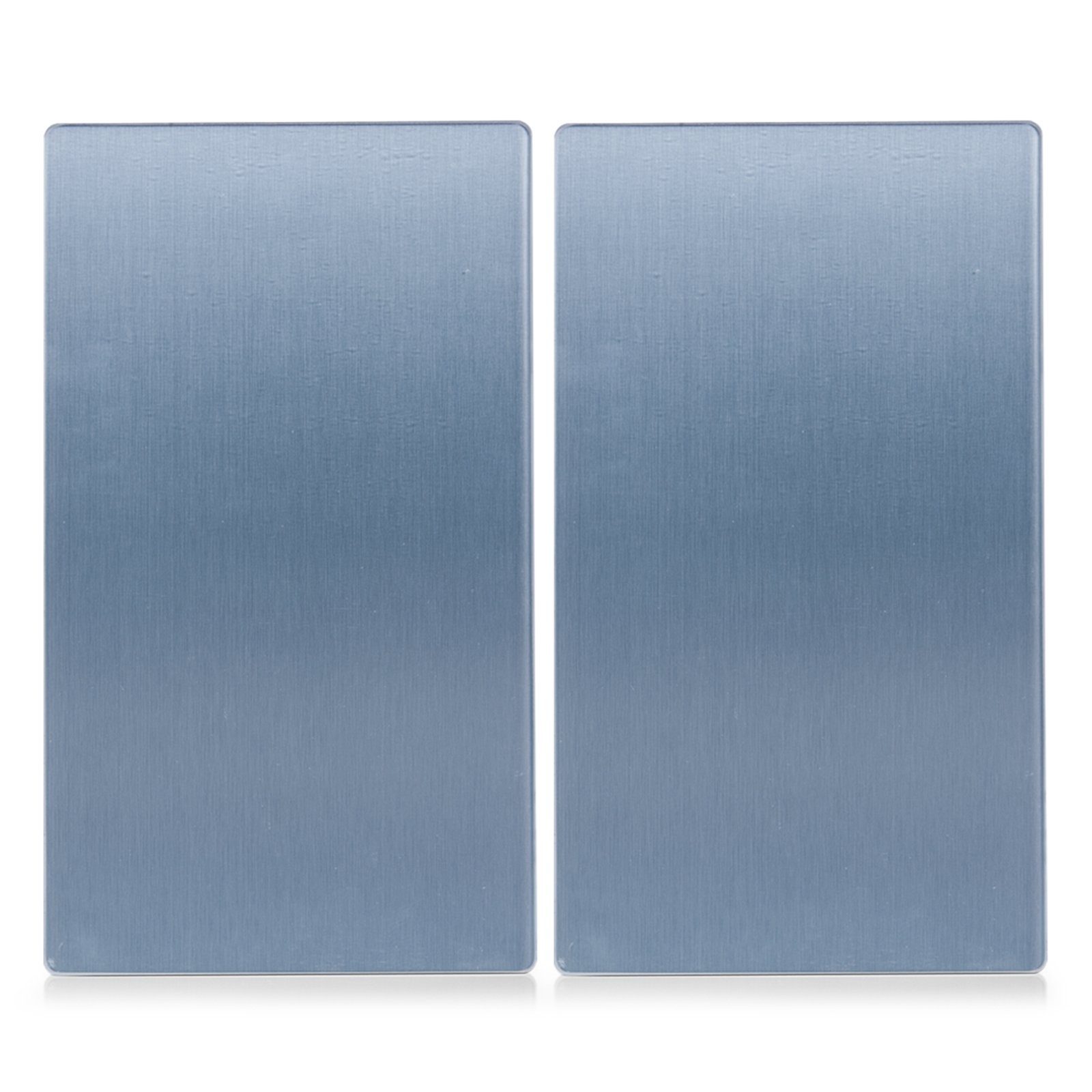 Zeller Present Schneide- und Abdeckplatte Herdabdeckplatten Set Schneideplatten Metall, Glas, (Set, 2 tlg., 2-teilige Herdabdeckung), Spritzschutz