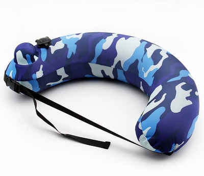 CoolBlauza Schwimmreifen Halbrunder Schwimmring verdickte aufblasbare Rettungsboje, multifunktional drei Farben erhältlich