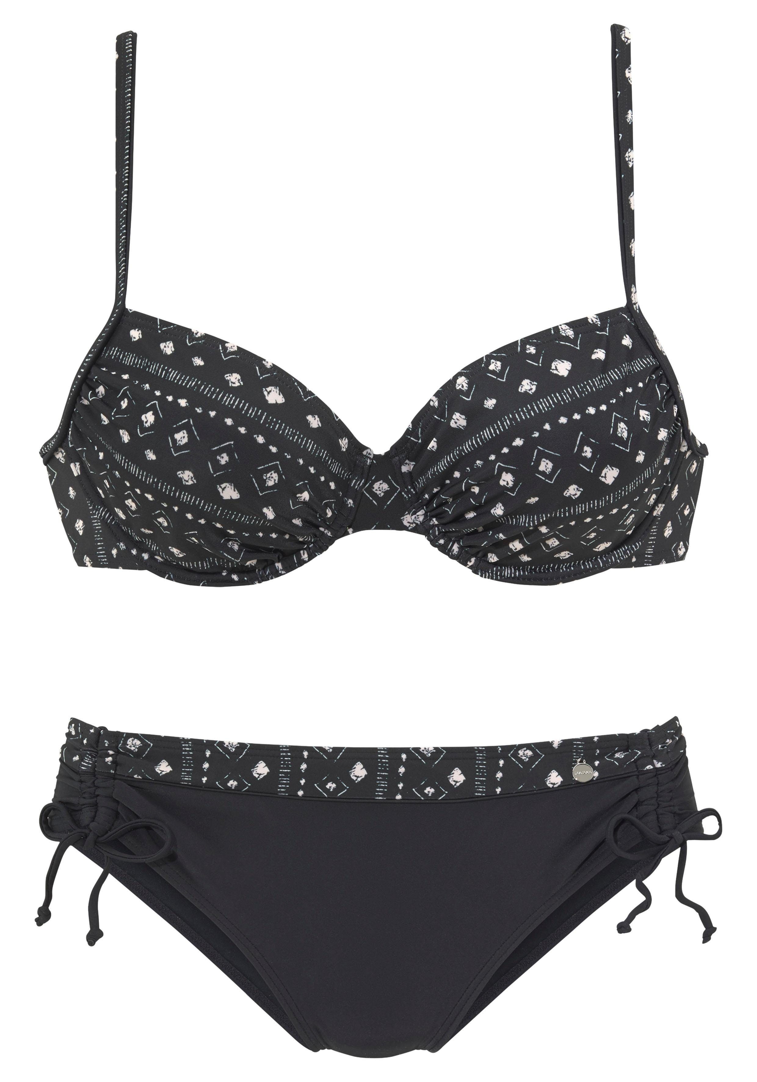 LASCANA Bügel-Bikini mit Raffung an der günstig online kaufen
