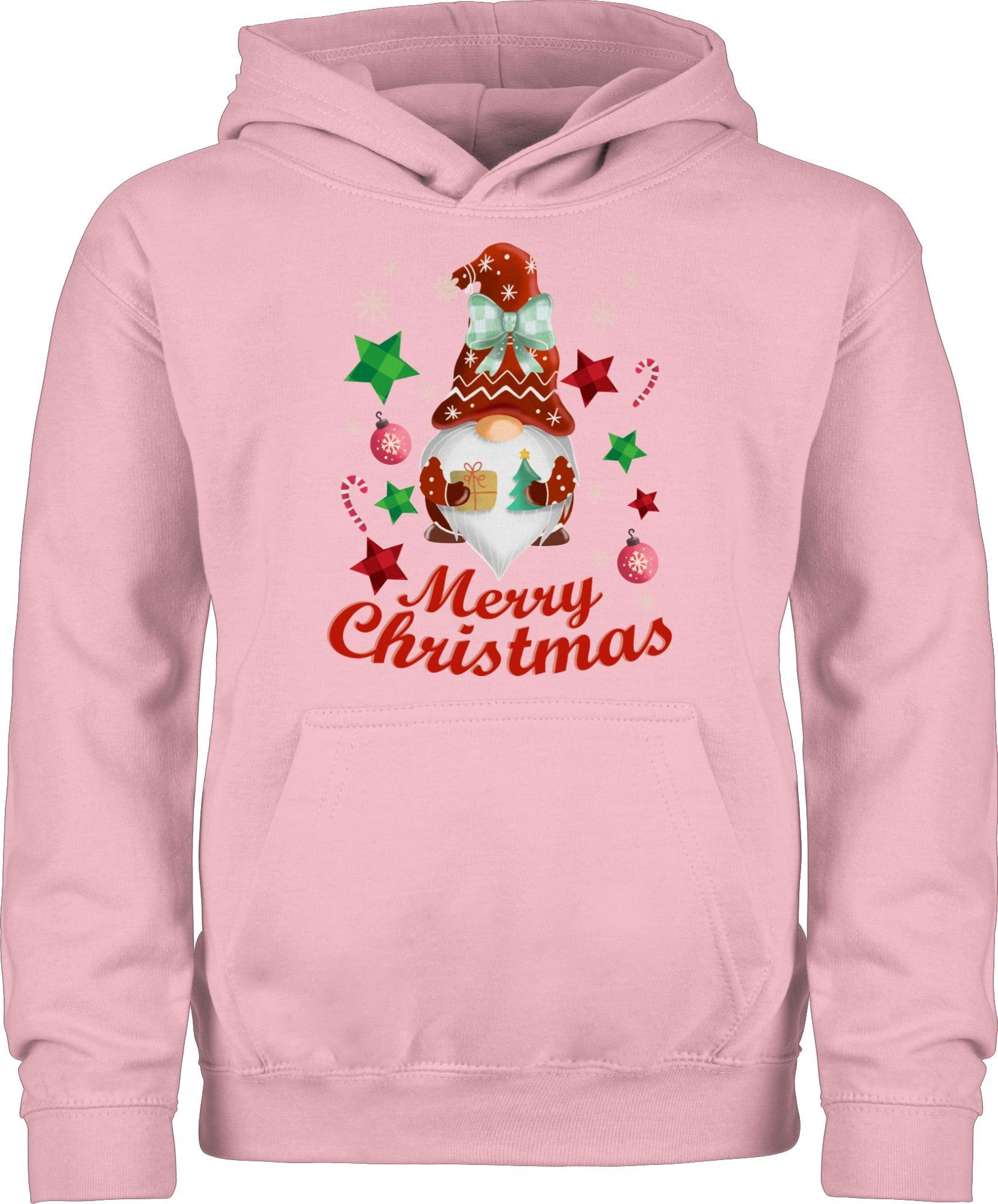 Sehr empfehlenswert Shirtracer Hoodie Weihnachtlicher Wichtel Kleidung Hellrosa 1 Weihnachten Kinder