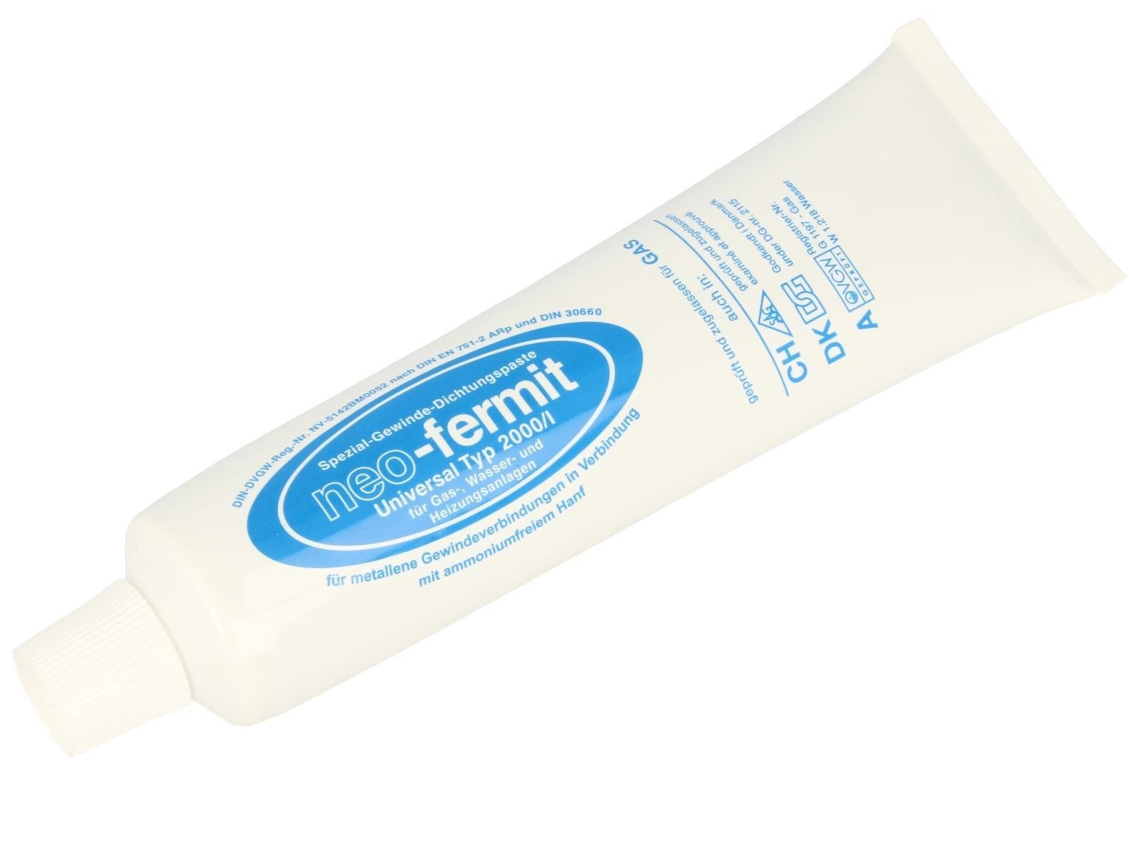 Fermit Gewindedichtung Neo Gewindedichtpaste für Gas- Wasserinstallation, 150 g