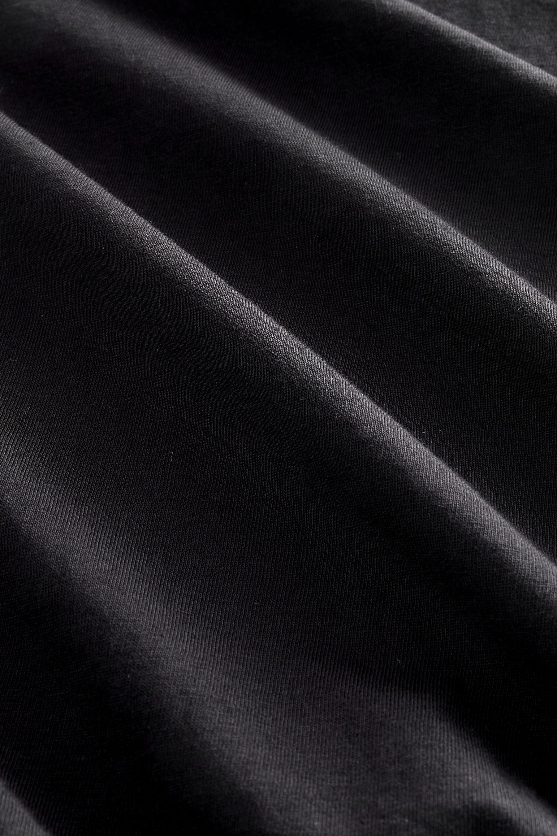 Next T-Shirt T-Shirt mit V-Ausschnitt und angesetzten Ärmeln (1-tlg)