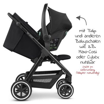 ABC Design Kinder-Buggy Avus Air - Ink, Sportwagen mit Lufträder, Einhand-Faltung, höhenverstellbar bis 25 kg