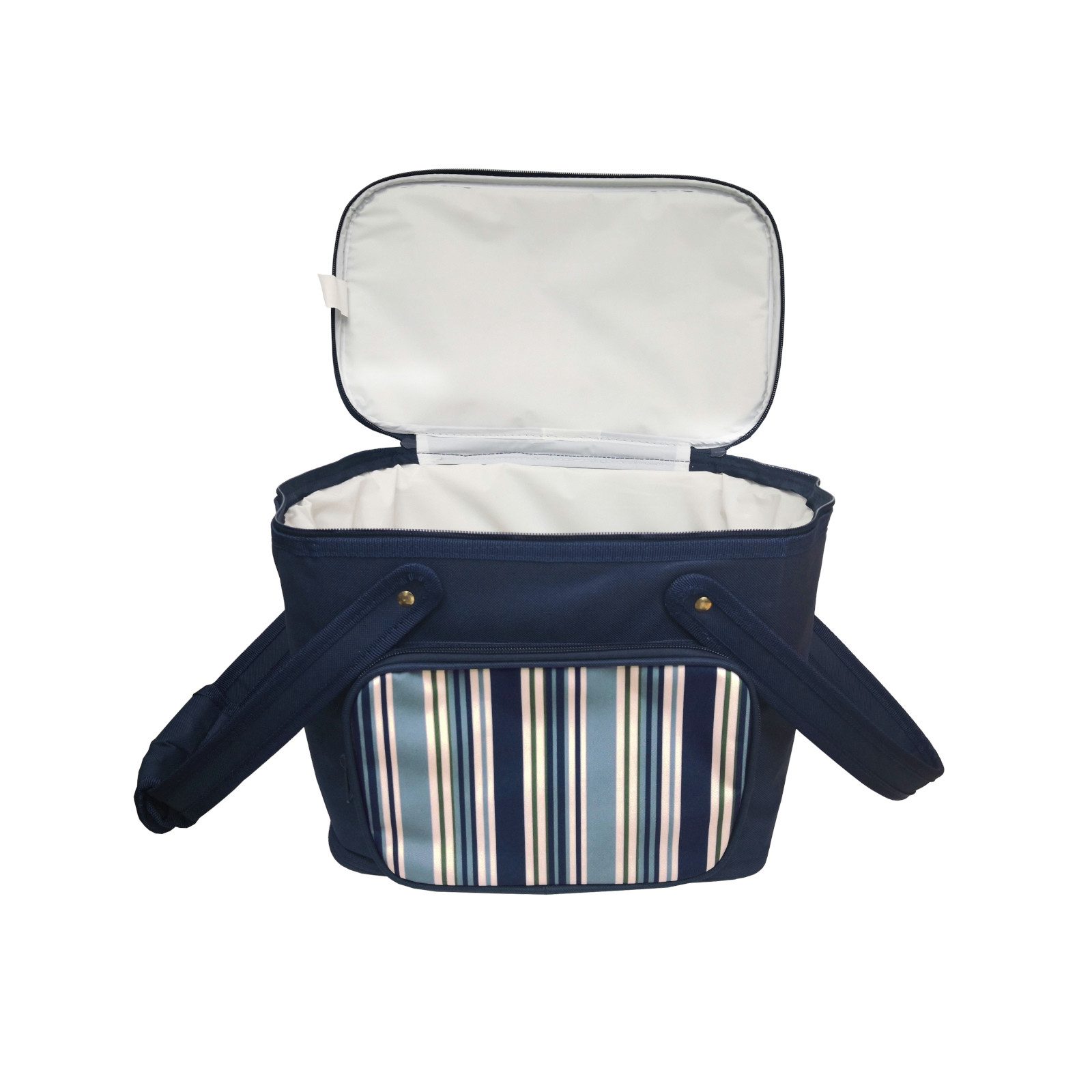 SVITA Korbtasche, Kühltasche, Tragetasche, Kühlbox, Lunchtasche, mit Tragegriffen