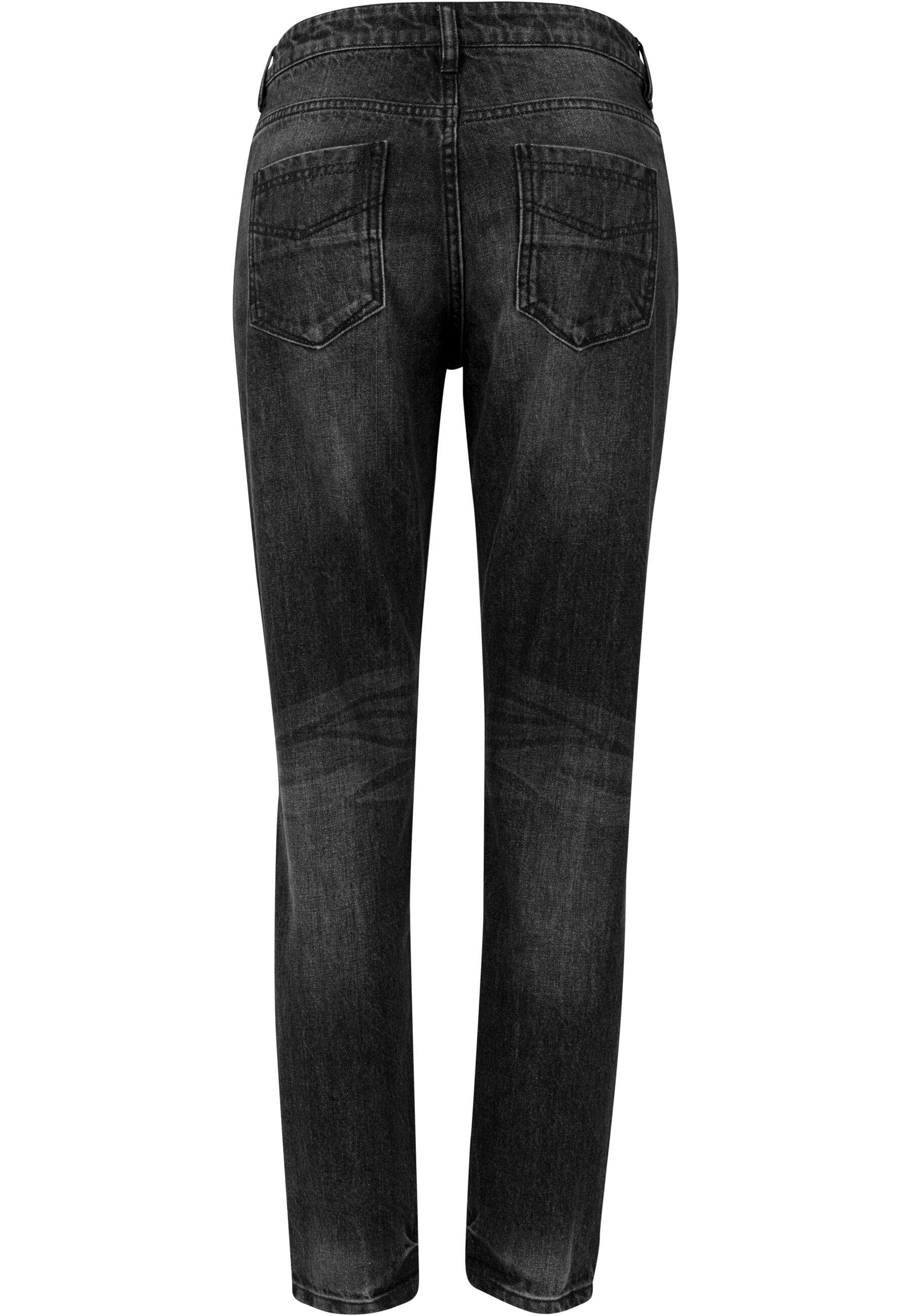 URBAN CLASSICS Bequeme Jeans Boyfriend Boyfriend Damen TB1540 washed (1-tlg) Pants Denim Ladies black
