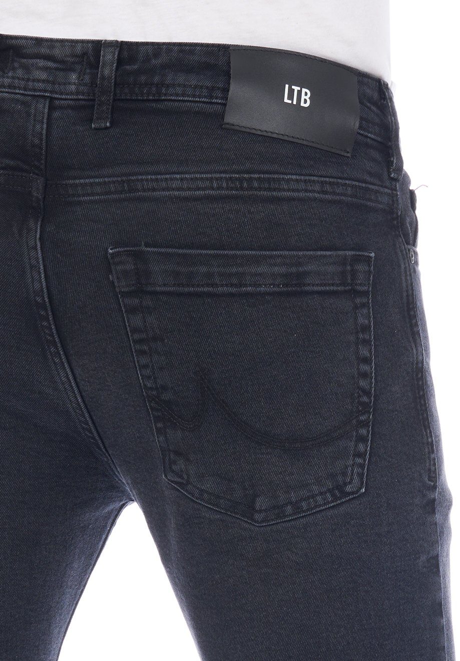 LTB Relax-fit-Jeans Jeanshose Wolf Herren Stretch Fit Denim Wash mit Regular Black PaulX (54914) Hose