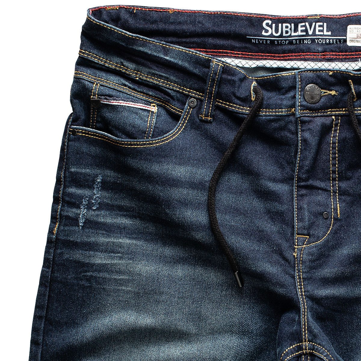 SUBLEVEL Shorts Sweat Shorts Jeans Kurze Hose Bermuda Sweatpants – Bild 3 von 5
