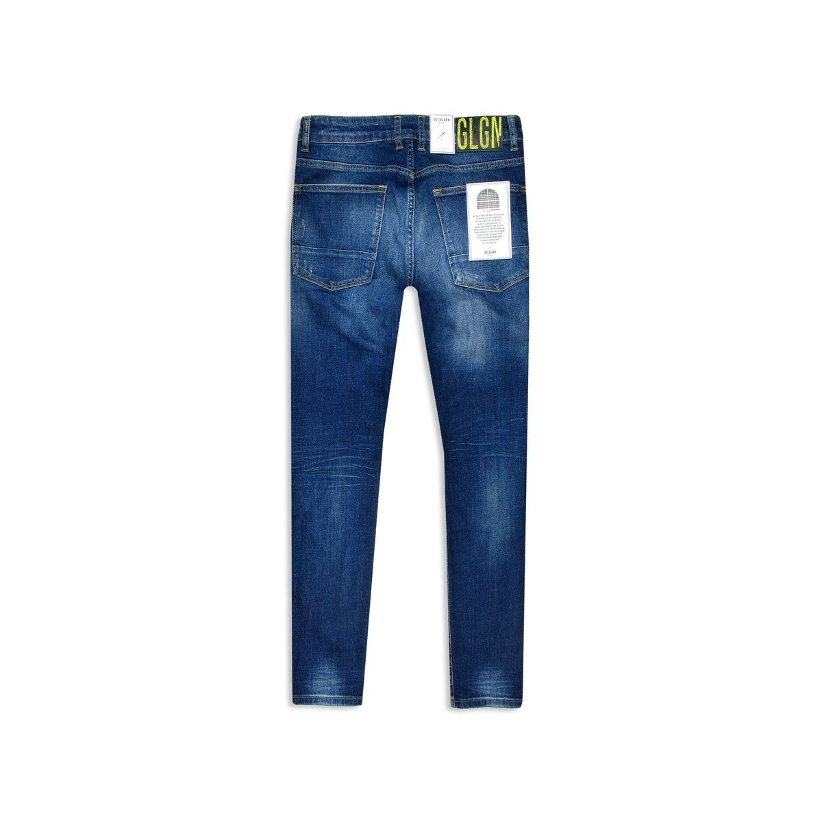 Goldgarn 1 Midblue mittel-blau 1090 regular Shorts (1-tlg)