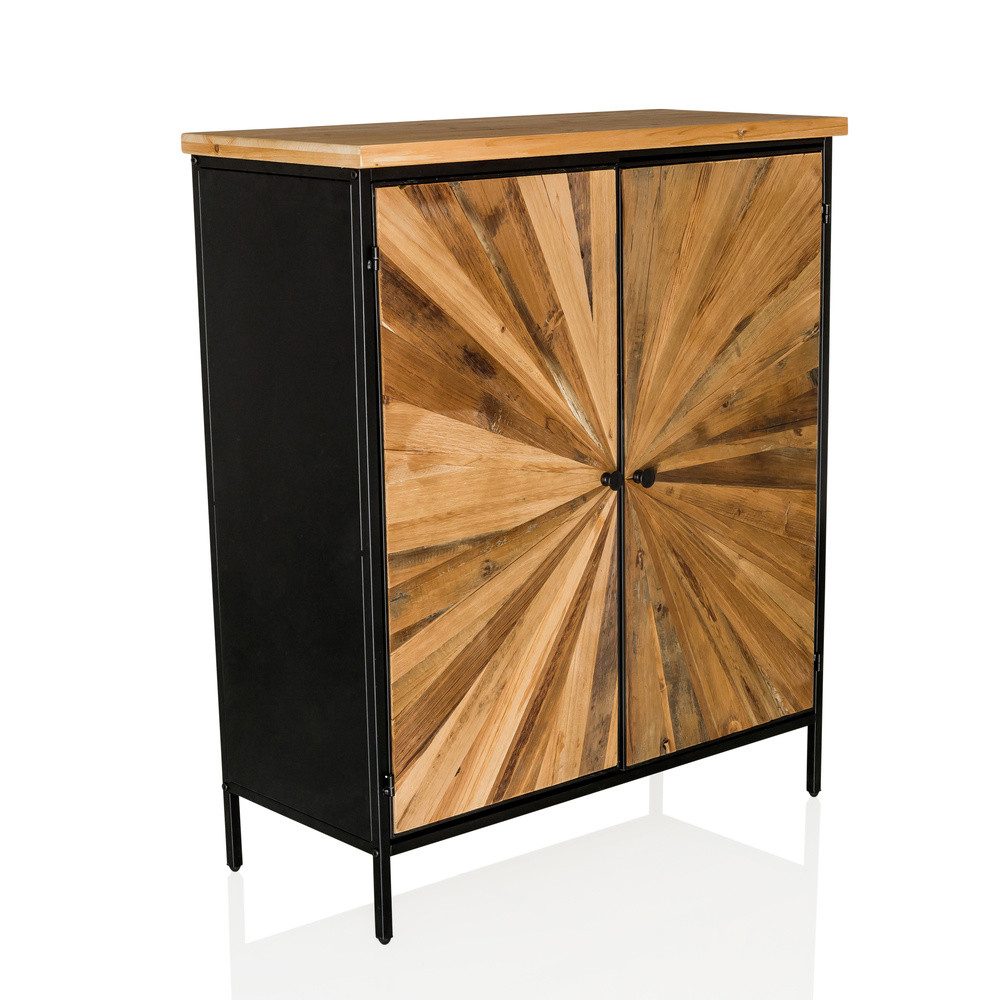 Kommode SANTJAGO BLACK SUN XL Sideboard H/B/T: