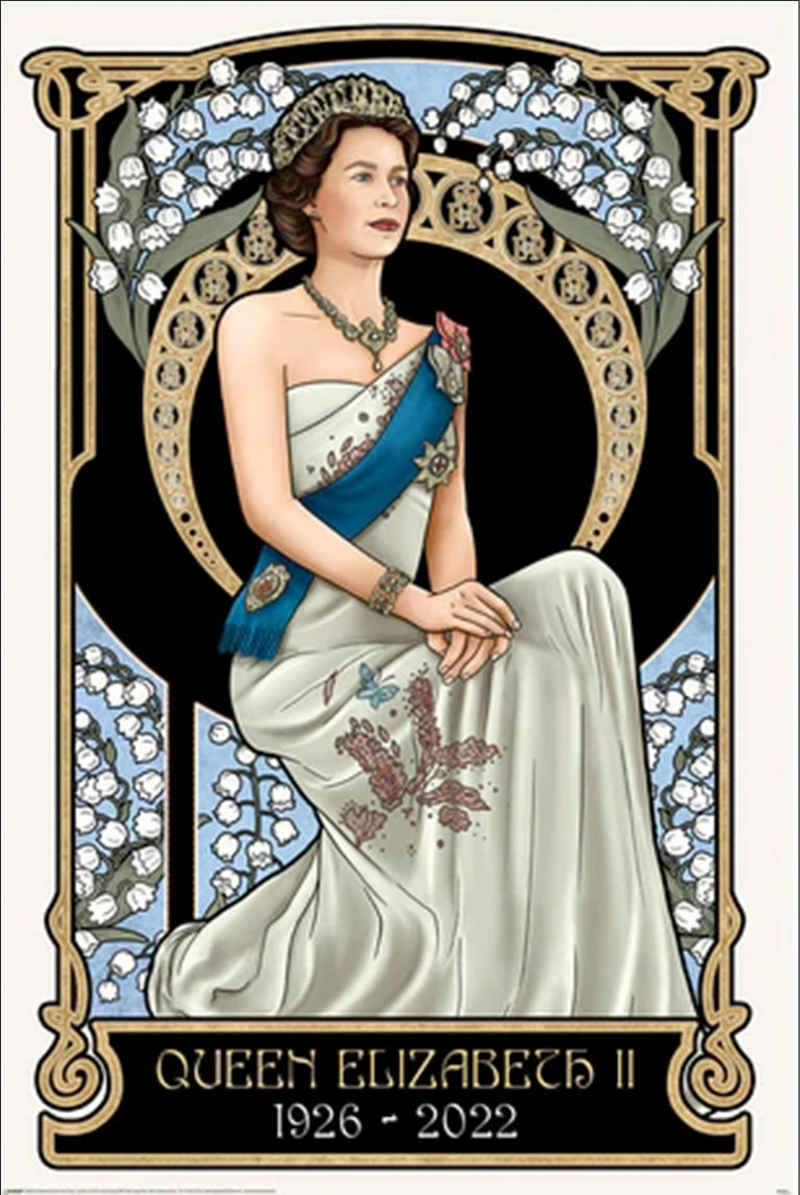 PYRAMID Poster Queen Elizabeth II Poster 61 x 91,5 cm