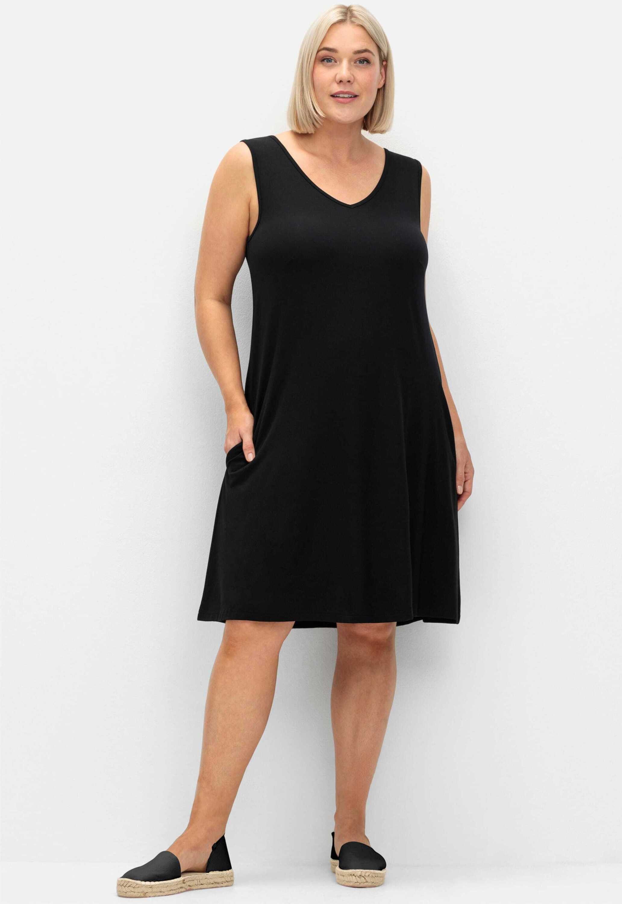 Sheego Jerseykleid Jerseykleid Ärmellos günstig online kaufen