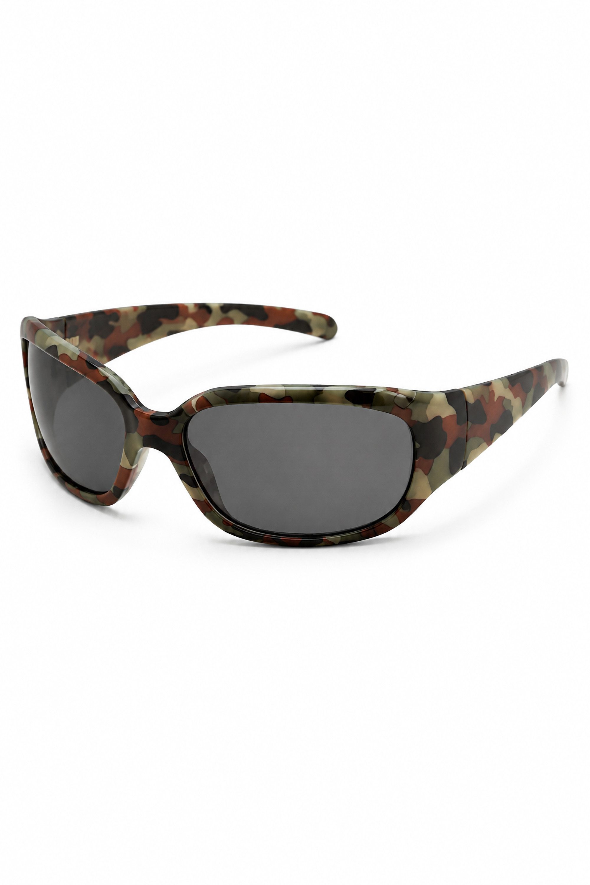COLLEZIONE ALESSANDRO Sonnenbrille Camouflage mit Druck auf dem Rahmen