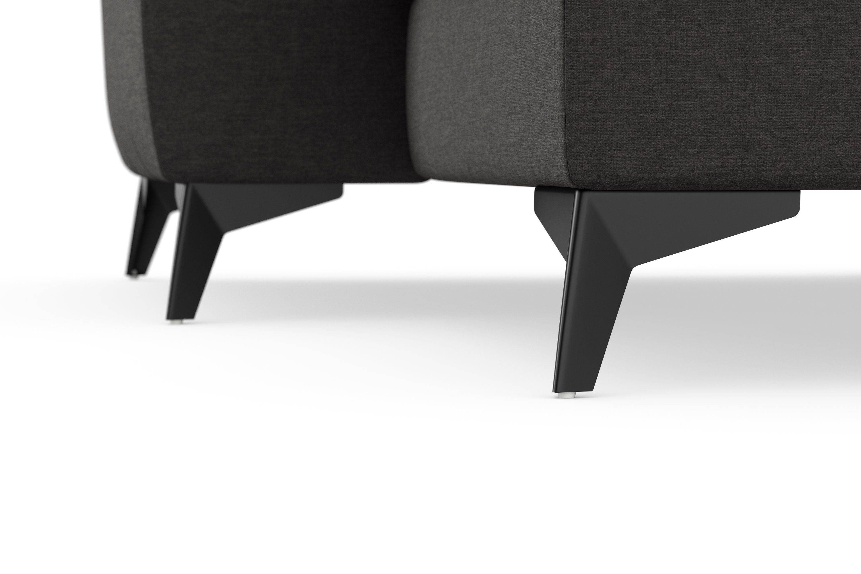 sit&more Wohnlandschaft Sinatra, optional mit und Kopfteilverstellung Metallfüße Armteilfunktion