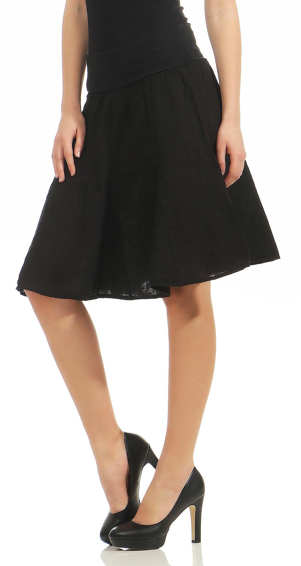 malito more than fashion Sommerrock 1580 Glockenrock mit Jerseybund günstig online kaufen