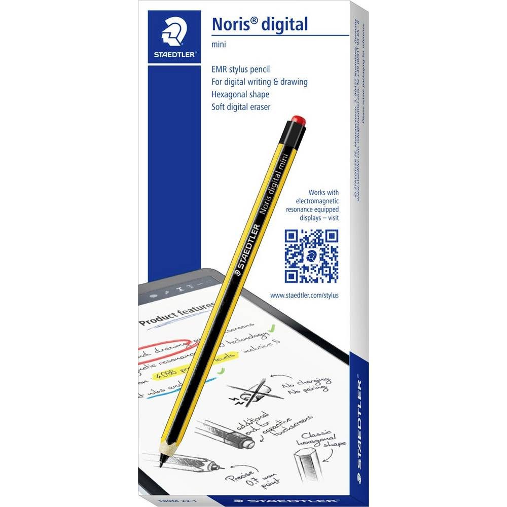 STAEDTLER Eingabestift Noris digital mini Touchpen Schwarz, Gelb 180M 22-1