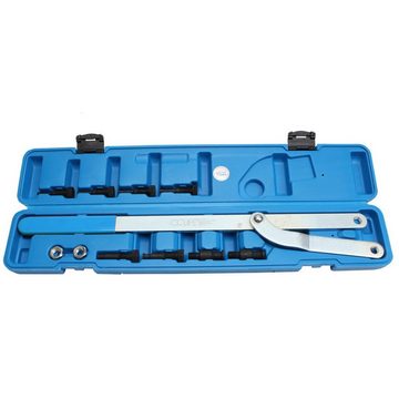 CCLIFE Montagewerkzeug Nockenwellenrad Gegenhalter Werkzeug Gegenhalteschlüssel 520mm, (Set, 11-tlg)