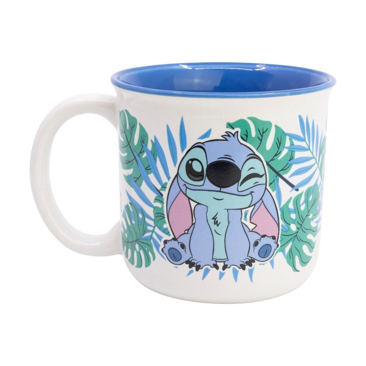 Disney Tasse Stitch Aloha Frühstückstasse 400 ml Keramik Tasse Geschenkbox, Keramik