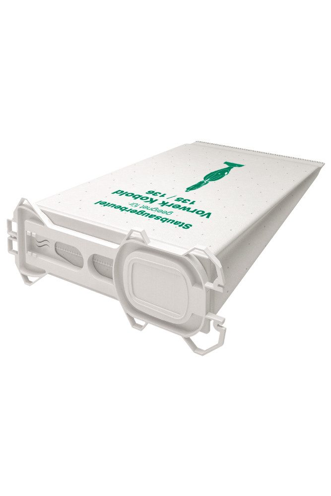 McFilter Staubsaugerbeutel (18 Stück), passend für Vorwerk Kobold 135, 136, 135SC, VK 135 und VK 136, 18 St., 5-lagiger Staubbeutel aus Vlies, mit Hygieneverschluss