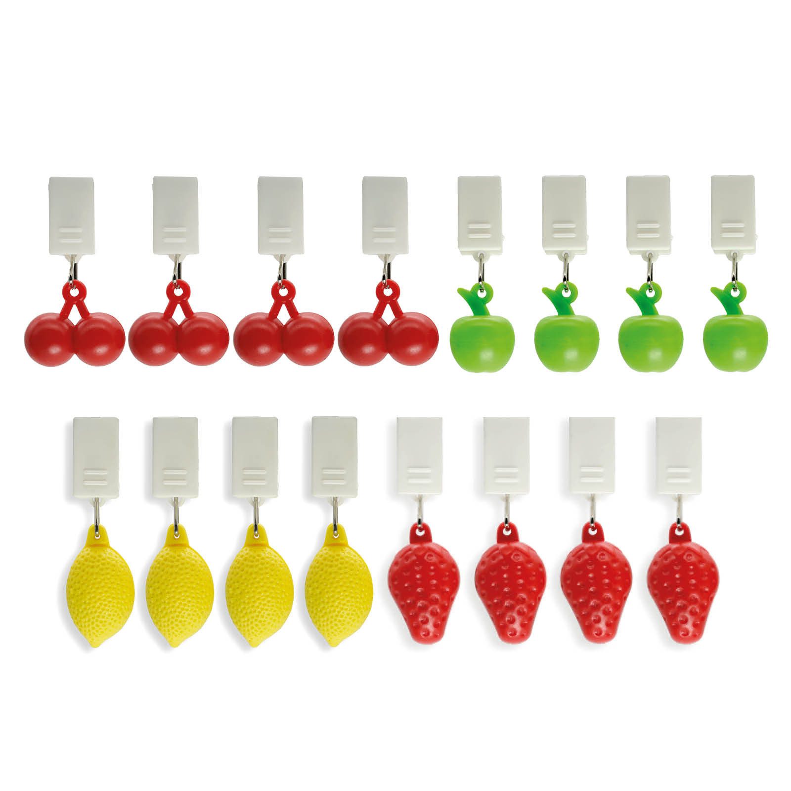 Dekofigur 16er Set Tischdeckengewichte Obst Design