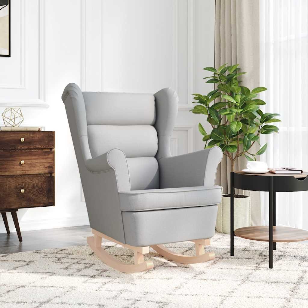 vidaXL Sessel Schaukelsessel Wolkengrau 74x90x102 cm günstig online kaufen