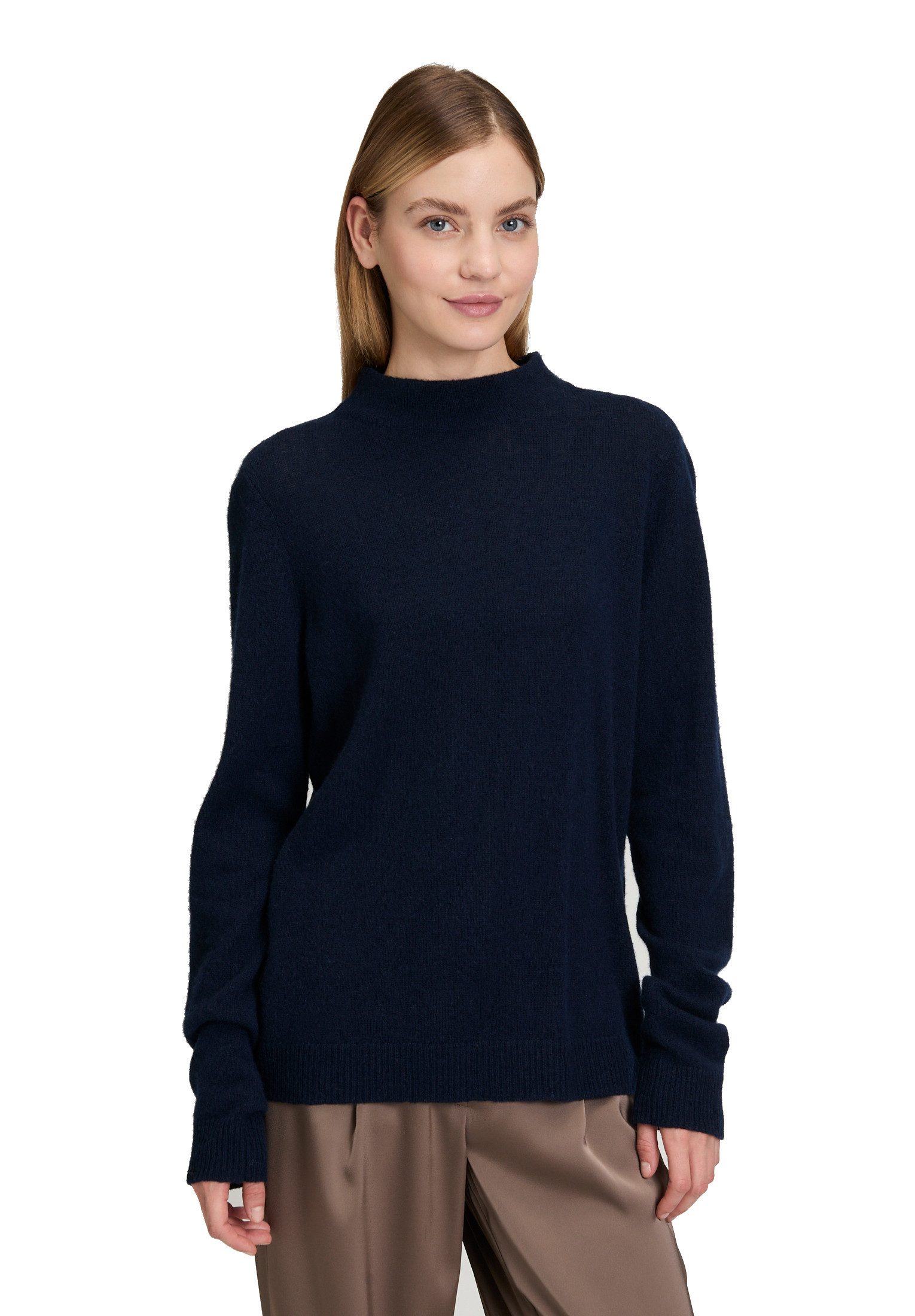 Betty Barclay Strickpullover Damen Kaschmir-Pullover mit Stehkragen (1-tlg) günstig online kaufen