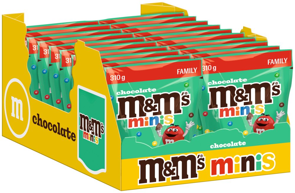 M&M's Süßigkeit M&M'S Minis Chocolate 20x310g