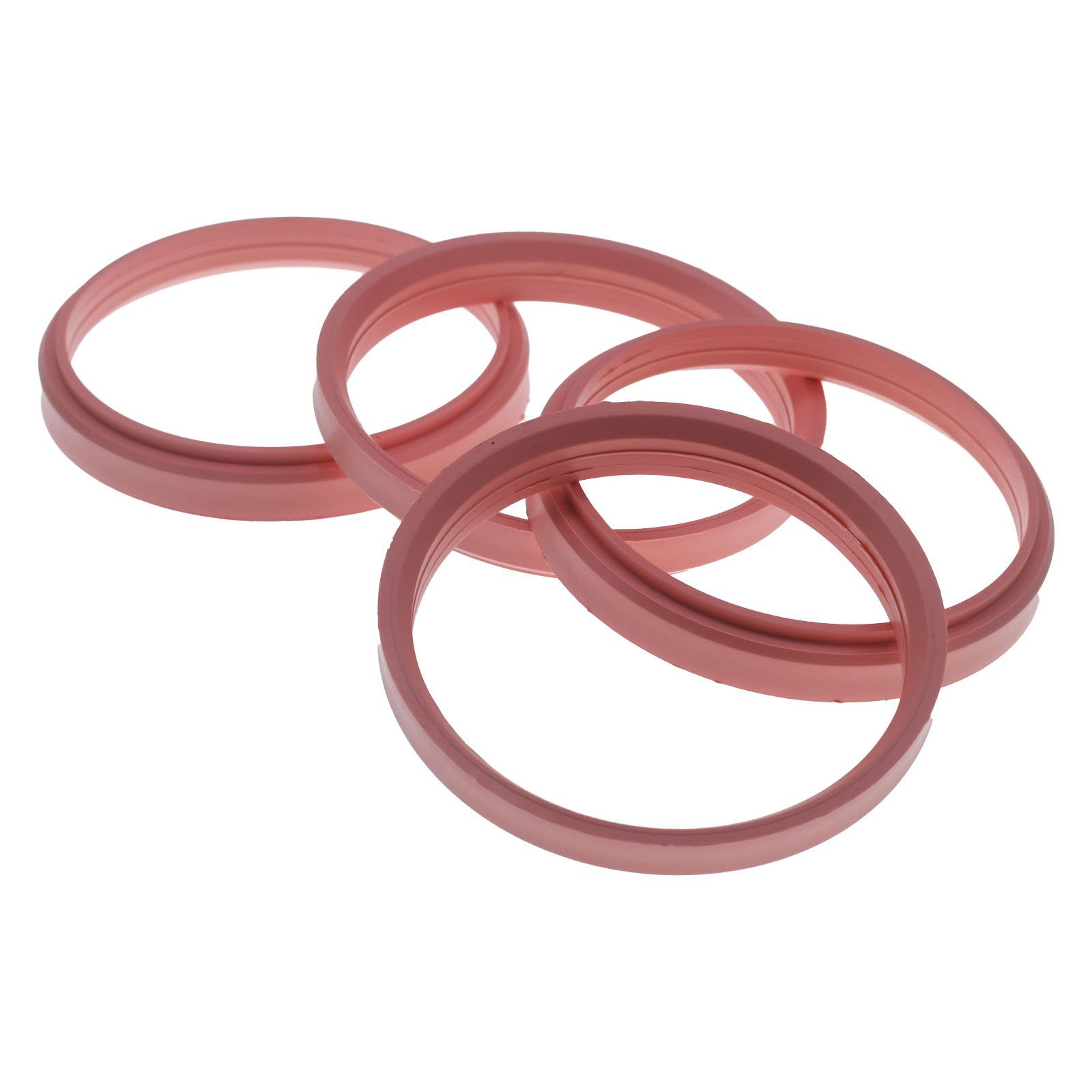 RKC Reifenstift 4x Zentrierringe Rosa Felgen Ringe Made in Germany, Maße: 76,0 x 66,5 mm