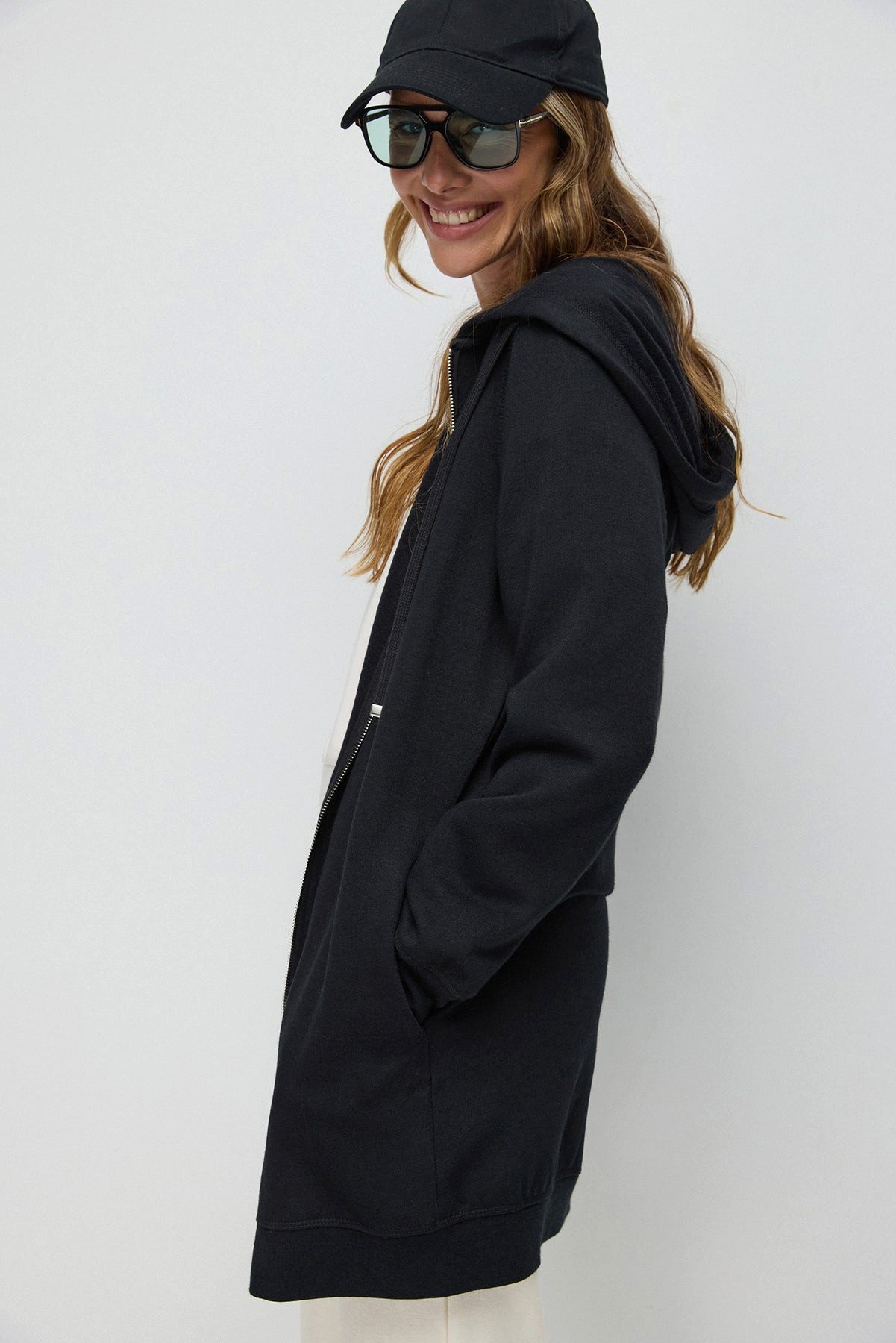 No Matter What Kapuzenpullover Reißverschluss-Langpullover