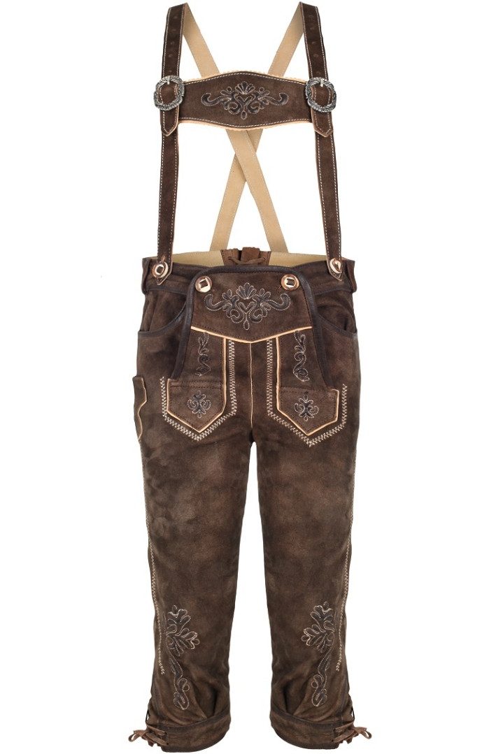 Isar-Trachten Lederhose Lederhose Kinder - LUKA - marone