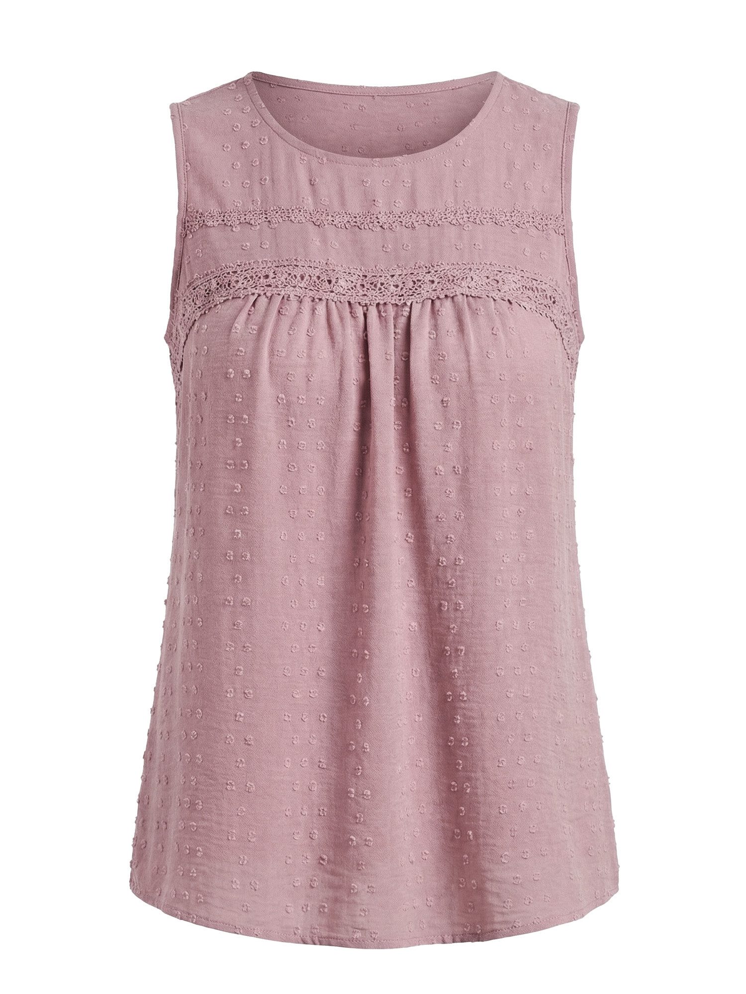 Imily Bela Tanktop Damen Lässige Bluse mit Schweizer Punkten (Packung, 1-tl günstig online kaufen