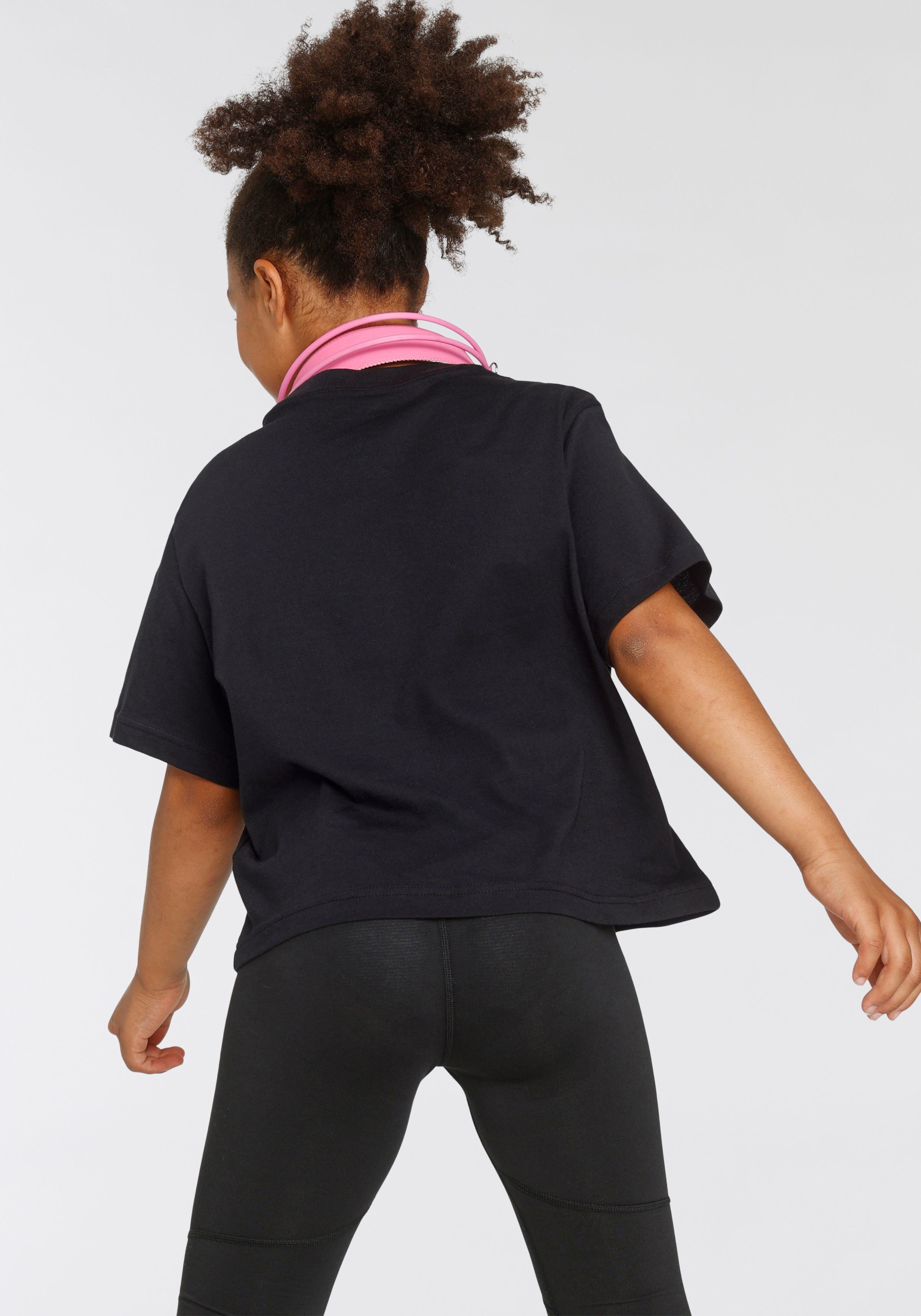 T-Shirt BLACK/WHITE Sportswear BIG T-SHIRT Nike KIDS' (GIRLS)