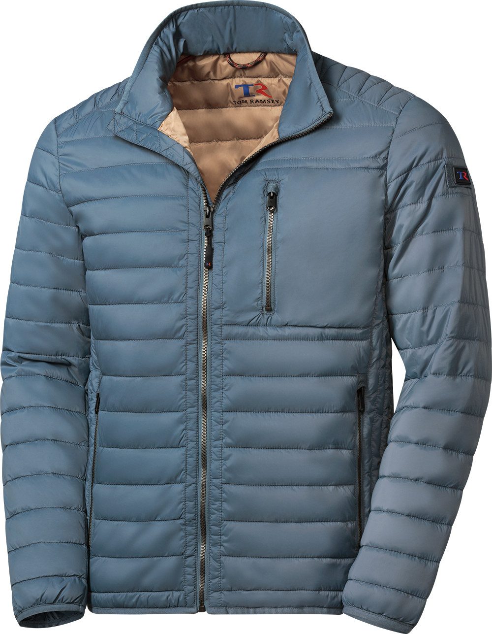 Tom Ramsey Steppjacke Leicht, thermoisolierend mit elastischen Bündchen an Ärmeln und Saum