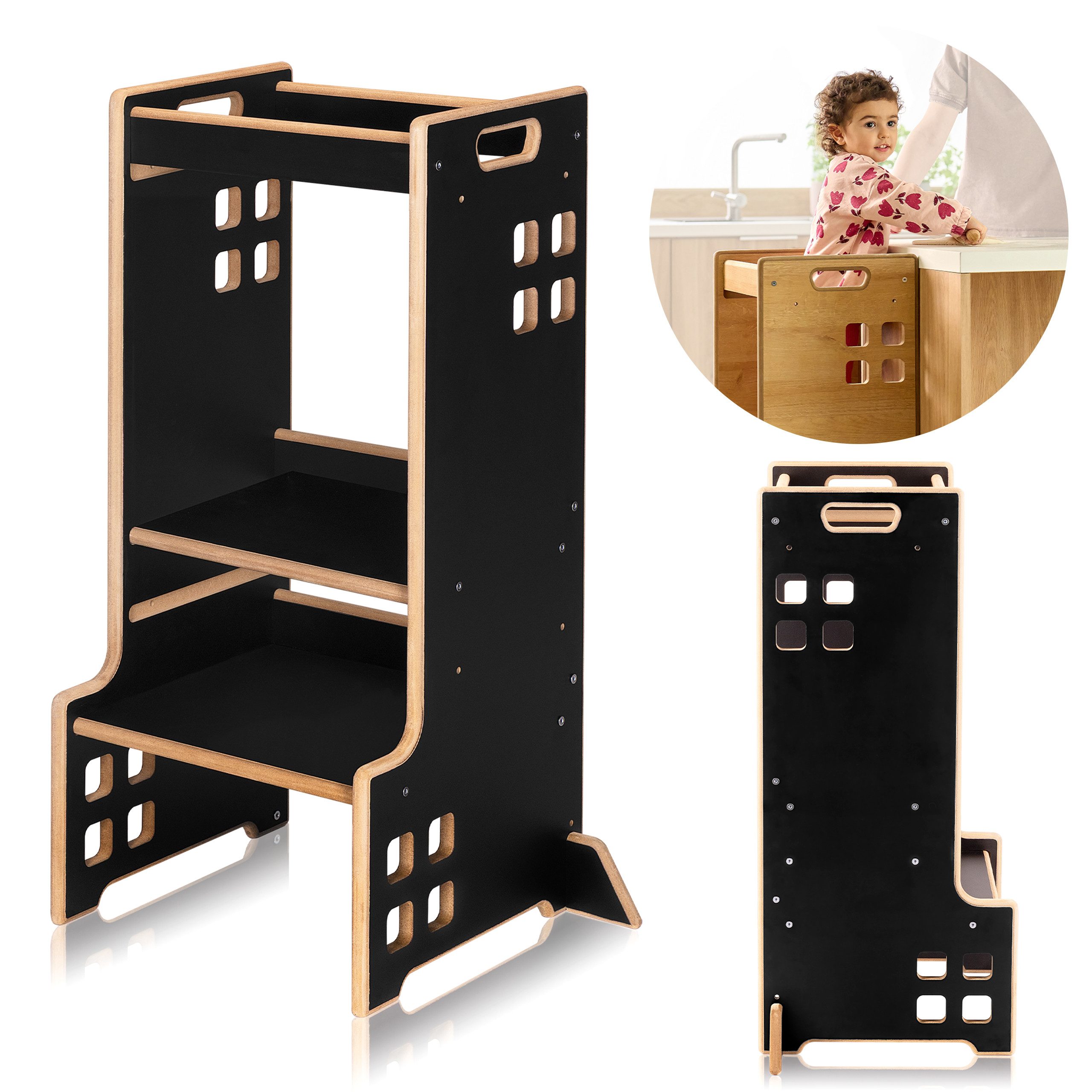 lionelo Stehhilfe CASS (Set), Stabil/wächst mit dem Kind/sicheres Design