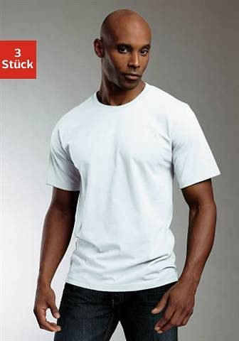 H.I.S T-Shirt (3-tlg) aus Baumwolle perfekt als Unterziehshirt
