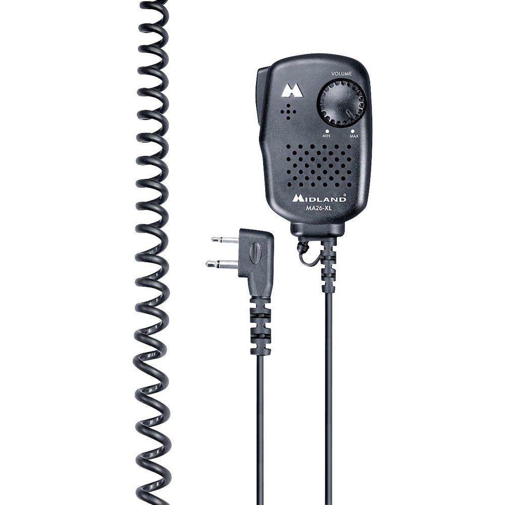 Funkgerät Midland Mikrofon MA 26-XL Mini-Lautsprechermikrofon C515.05