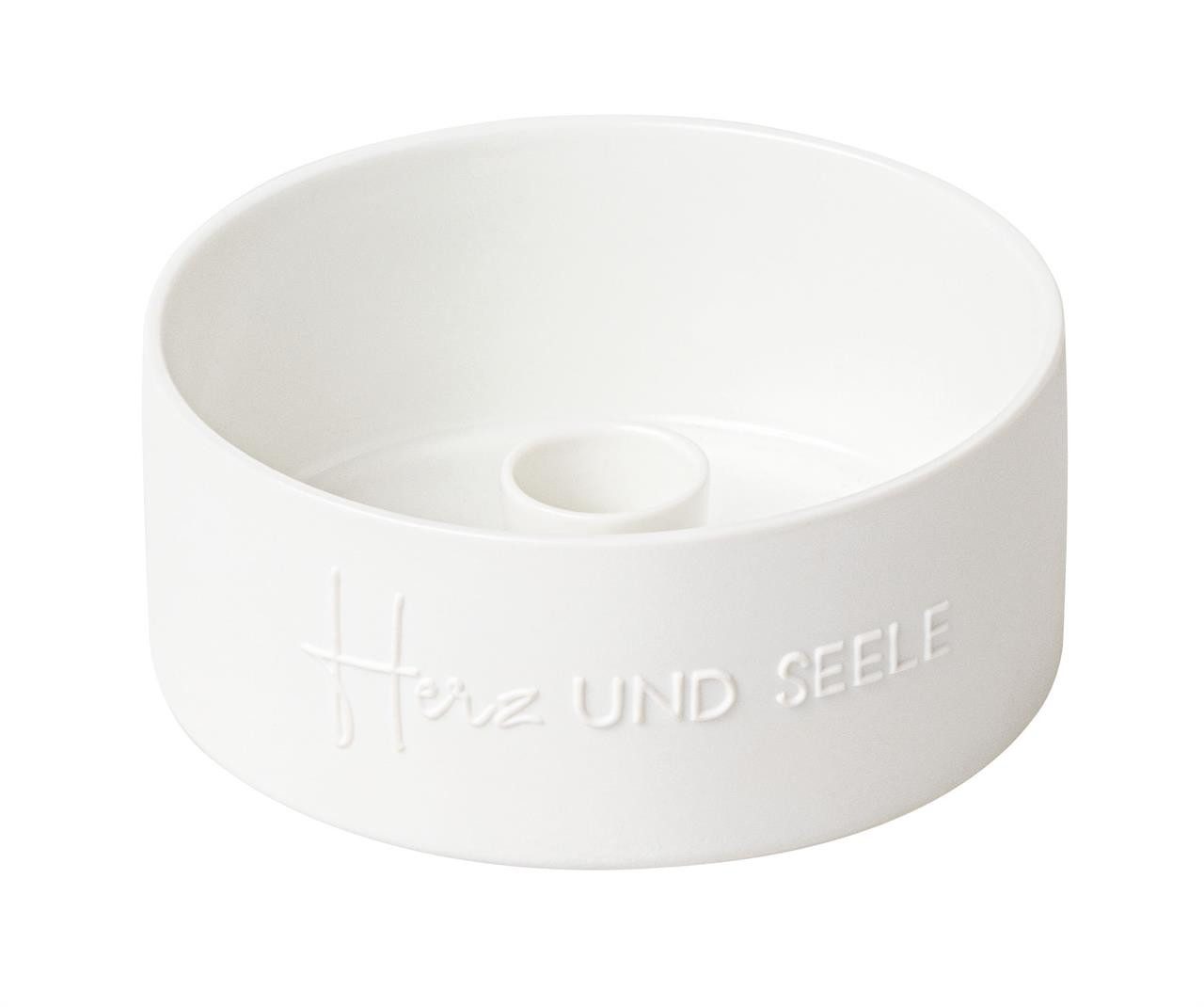 Räder Design Windlicht räder Porzellankranz Stabkerze "Herz und Seele" 9246 günstig online kaufen