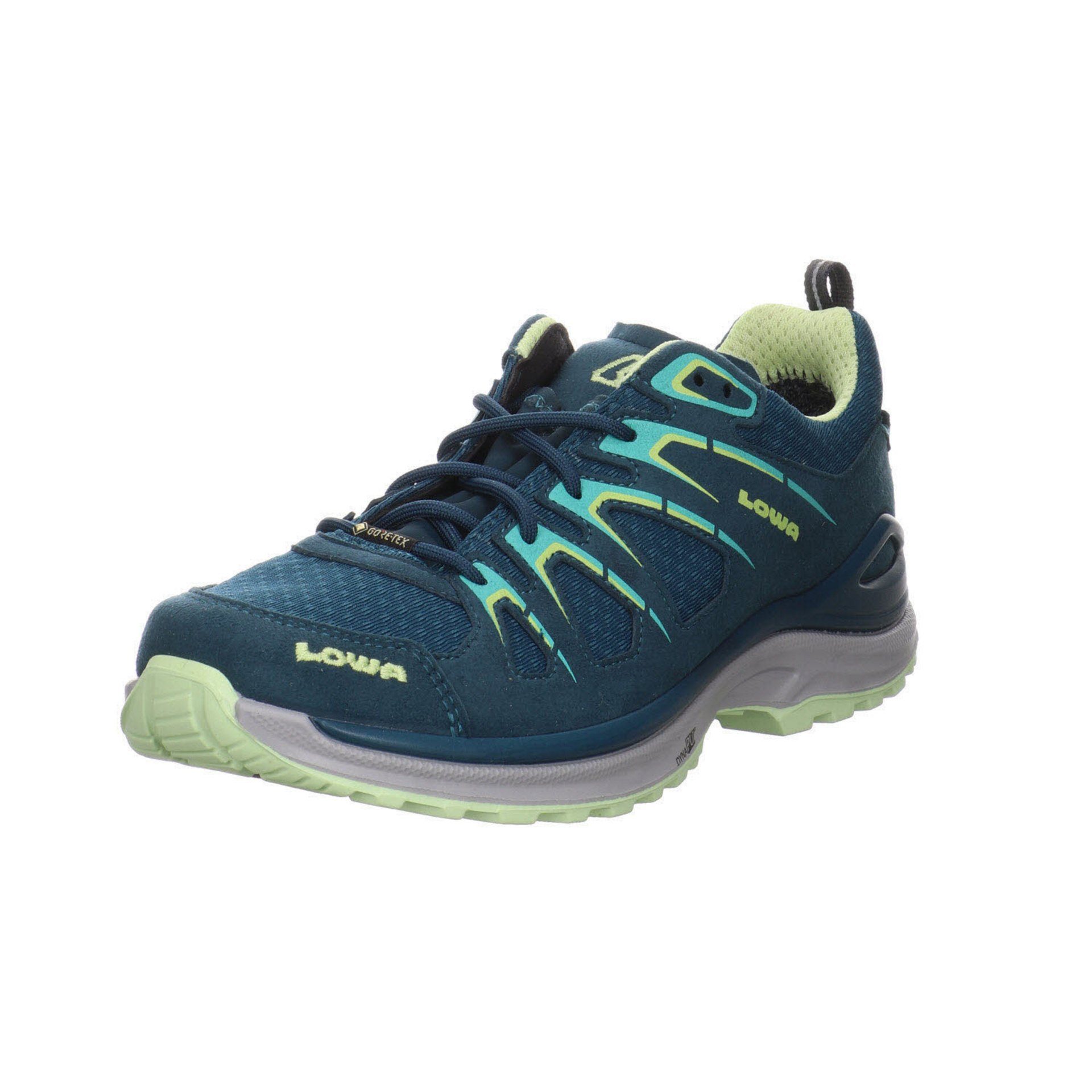 Lowa Damen Schuhe Outdoor Evo GTX PETROL/MINT Outdoorschuh Outdoorschuh Leder-/Textilkombination Lo Innox