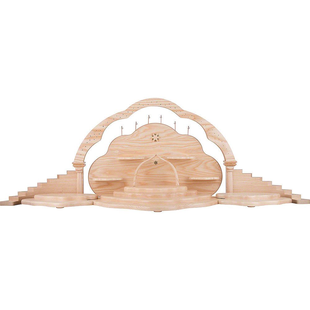 Blank Kunstgewerbe Dekofigur Großes Wolken-Set, 7-teilig, natur (125x44x45cm) von Blank Kunsthandwe